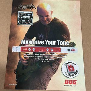 SCOTT IAN of ANTHRAX - BBE SOUND - Print Ad - 2006